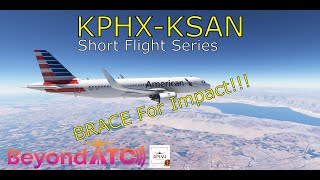 BATC  (Short Flight Series#2) with Winwing FCU KPHX-KSAN (Hard Landing) Chapters Below