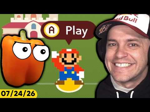 DougDoug Challenged Me in Super Mario Maker 2