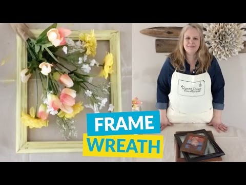 Beautiful Picture Frame Wreath - Beautiful Picture Frame Wreath