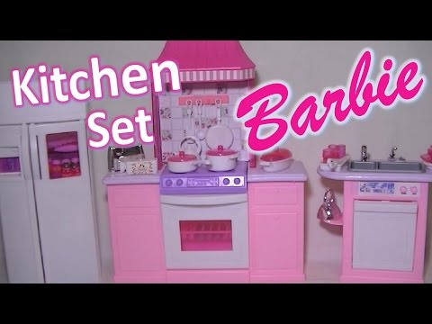 Barbie Gloria Kitchen Set Furniture for Dreamhouse Play Toy
