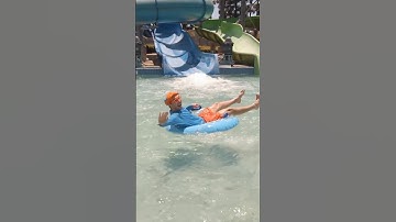 Blippi Explores a Water Park!🌊☀️ | Blippi Shorts | #shorts #blippi #blippimusic