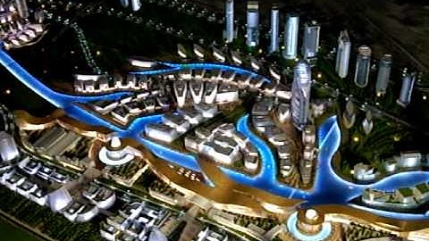 RJ Models - Architectural Model - Dubai MLP Model Featuring Grand Lighting Effect Sync Model Music