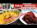 Gulai Jengkol + Ikan Lele Balado + Daun Singkong! TERBAIK DEH !!