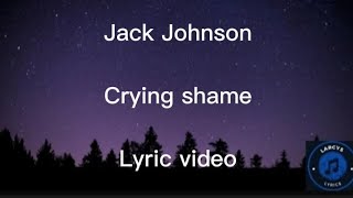 Jack Johnson - Crying shame lyric video