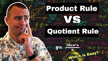 Which is Easier... PRODUCT RULE OR QUOTIENT RULE??? | Jake