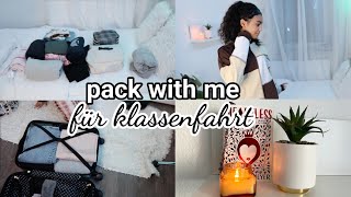 KOFFER PACKEN FÜR KLASSENFAHRT🧳