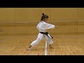 7 year old girl karate master  incredible kankudai demo  poke my heart