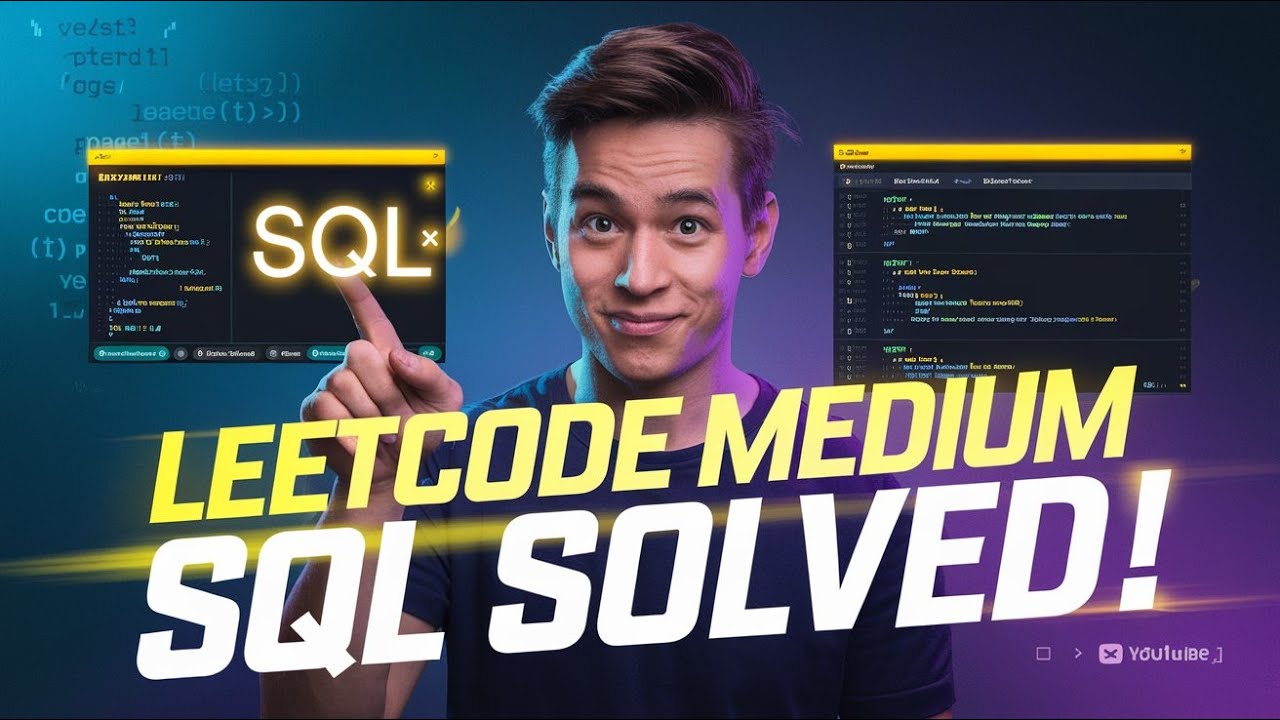 Master MEDIUM LEVEL LEETCODE SQL PROBLEMS - A COMPLETE GUIDE - YouTube