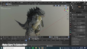 Godzilla Roar Animation [Blender Animation]