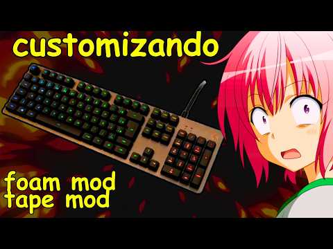 Customizando um Teclado Velho pra ele ficar bom