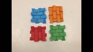 Origami Exploding Brick Wall (Jeremy Shafer)