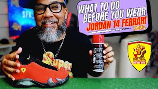 How To Take Care Before You Wear Your Jordan 14 Ferrari 2025 With Nice Lace Swap 🔥🔥🔥