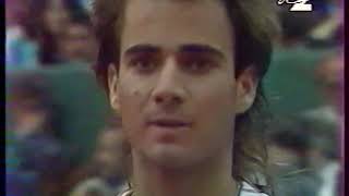 1988  ROLAND GARROS  QF  AGASSI PEREZ ROLDAN 2 o o 2