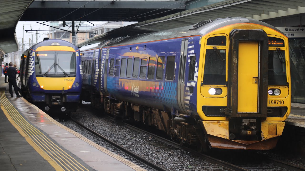 Trains at Haymarket & Edinburgh - WCML/ECML - 5/2/22