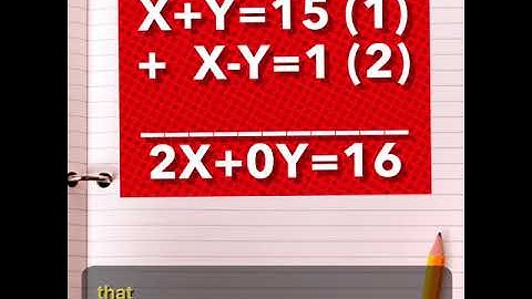 How to find the point of intersection on a graph using elimination method.