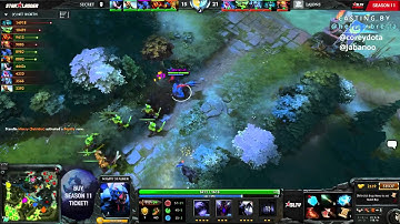 LAJONS vs Team Secret (Starladder XI EU - Groups) - Helium, Corey, & Jabano