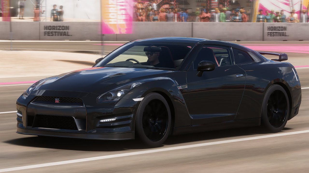 500HP Nissan GT-R R35 Black Edition Forza Horizon 5