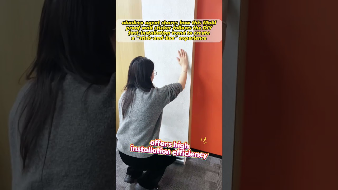 How Mold proof wall sticker follows the fast-installation trend to create a stick&live experience