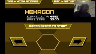 Escape From The Shapes! - Let's Play Super Hexagon screenshot 2