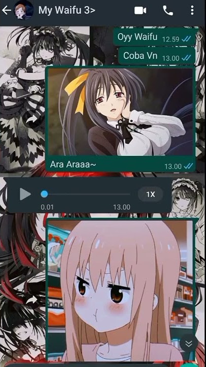 Reaction vn suara wibu part 3@tokisaki.kyun