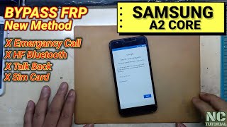 Bypass FRP SAMSUNG A2 CORE II New Patch Security 2021