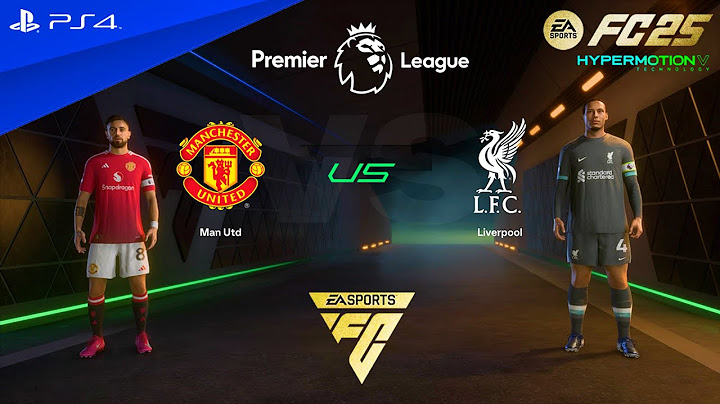 FC 25 PS4 - Man United vs Liverpool | Premier League 2025/26