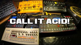 CALL IT ACID !  DAWLESS TECHNO JAM / #octatrack  #techno #roland #acid #303 #behringer #tr909