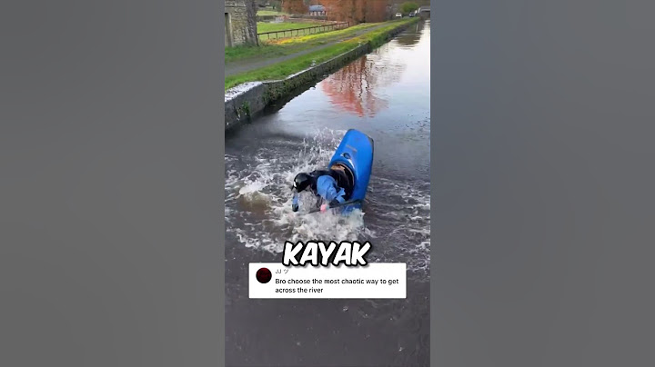 The Most Chaotic Way To Cross A River (@mark.kearney.kayak)