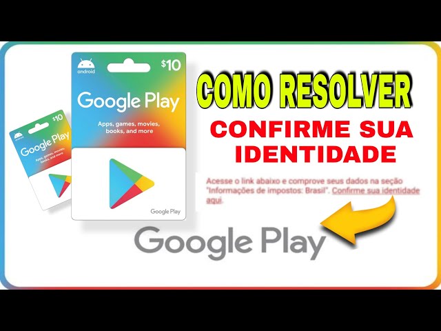 Como Validar a Identidade da conta na PlayStore para resgatar Gift Card do Google  Play - Trivia PW