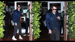 Actress Kristen Stewart Has A Girls' Night Out As Steps Out For Dinner With Friends at Giorgio Baldi