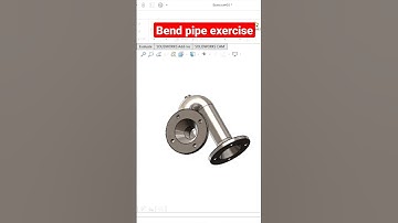 30degree directional pipe exercise for beginner #solidworks2022 #3dsketch #shorts #youtubeshorts