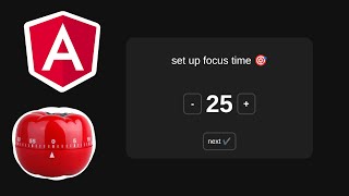 How to create pomodoro app using angular  _ Angular Tutorial for Beginners