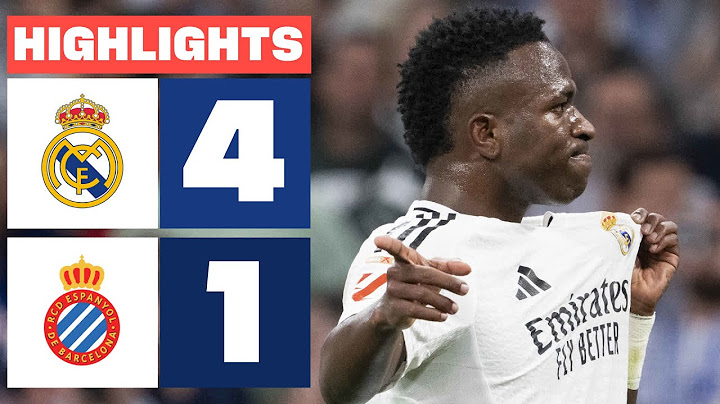 REAL MADRID 4 - 1 RCD ESPANYOL | HIGHLIGHTS LALIGA EA SPORTS