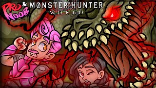 THE EATER OF WORLDS - Pro and Noob VS Return to Monster Hunter World! (Tempered Deviljho)