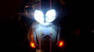 SNAP ON HEADLIGHT with eagle eye double contact signal light