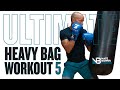Ultimate 20 Minute Boxing Heavy Bag Workout 5 | NateBowerFitness
