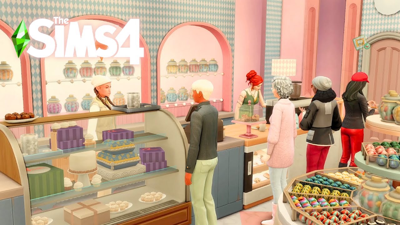 🍭 Managing A Cozy Candy Shop | The Sims 4 Longplay (No Commentary ...