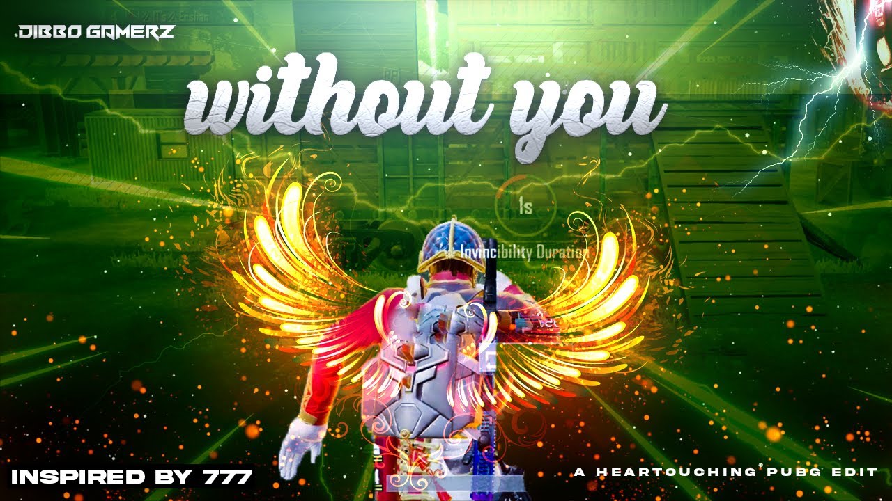 JONY, HammAli & Navai - Without You 🥀 | BEST EDITED PUBGM MONTAGE  । DIBBO GAMERZ । Inspired By @777