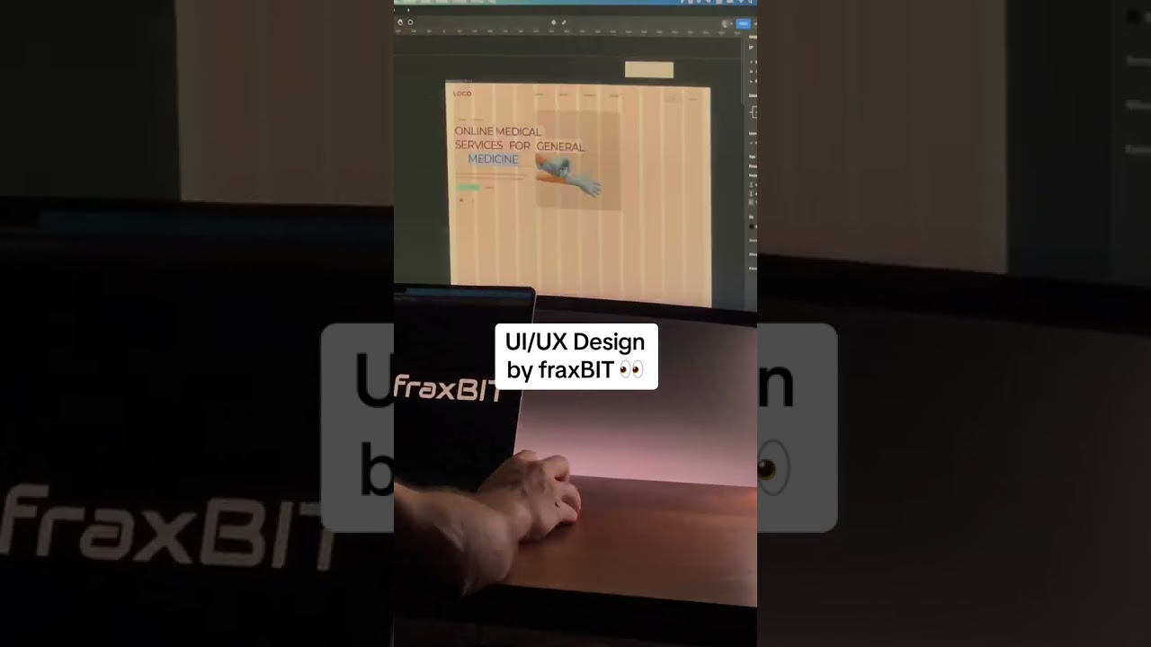 UI/UX Design by fraxBIT 🚀 