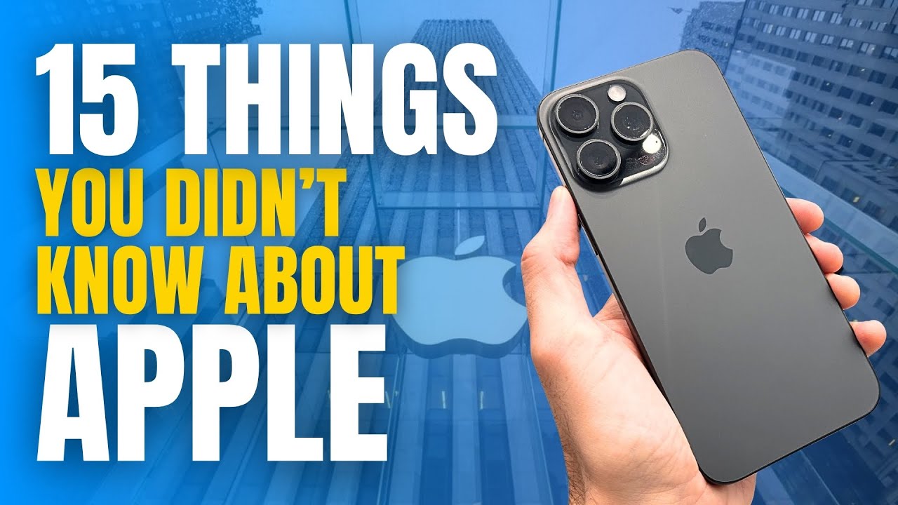 15 Things You Didn’t Know About Apple - YouTube