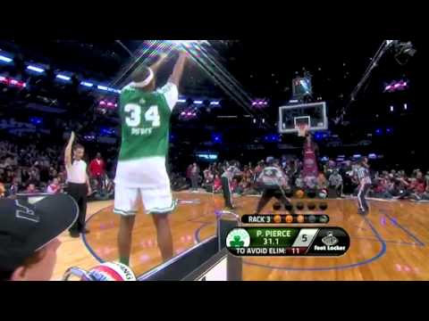 Paul Pierce Three Point Shootout Round 1 I 2011 NBA All Star 