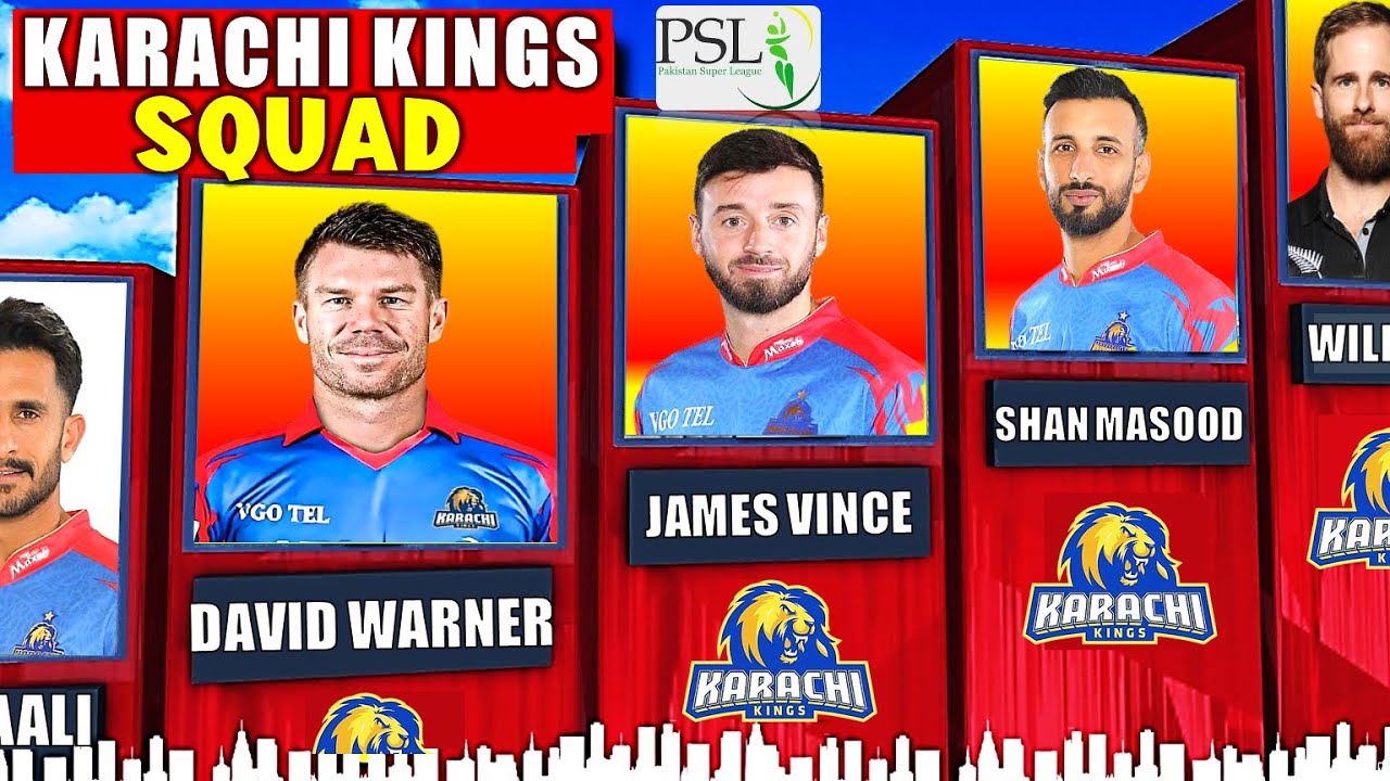 Karachi Kings Squad PSL 10 || Pakistan Super League 2025 - YouTube