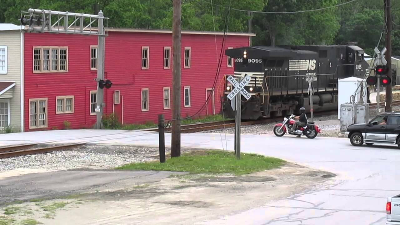 Huge Runs Long Hood Forward In Downtown Mount Orab, Ohio