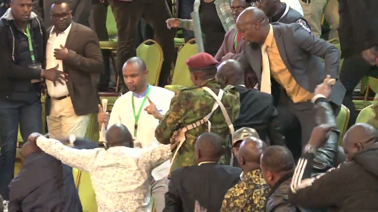 what happened at the Bomas before Chebukati announced the presidential election. Ledama ONE MAN SHOW