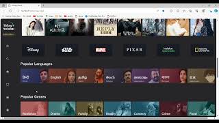 Disney Clone using HTML and CSS