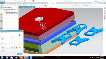 NX MOLD WIZARD -3 || POCKET #Tooling Validation #Preprocess Motion #Run Simulation#BOM