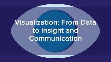 Visualization: From Data to Insight and Communication