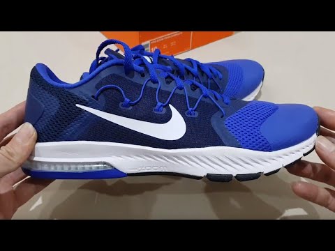 nike zoom train action blue training shoes