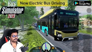 New Electric Bus Purchased in Bus Simulator 2023 Gameplay in Telugu From India screenshot 3