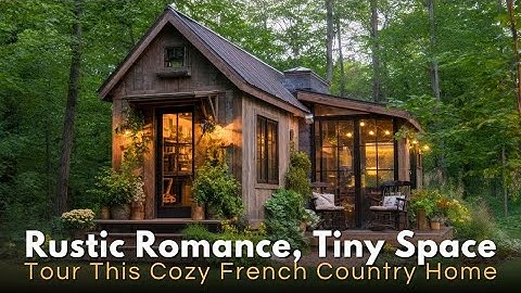 Tiny Home with French Country Elegance and Rustic Charm